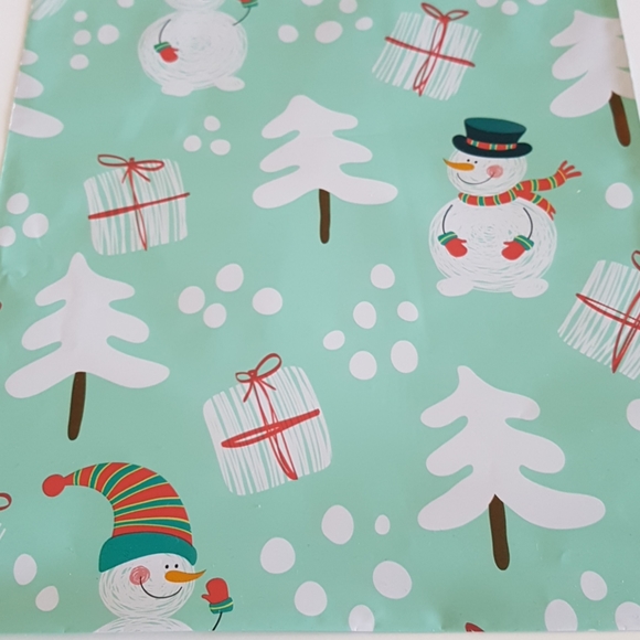 🎅🏼25 pcs Snowman Tree Poly Mailers 10"x13" inches - Picture 3 of 3
